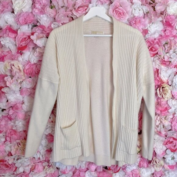 MICHAEL Michael Kors Cashmere Open Cardigan Sz M - Picture 1 of 7